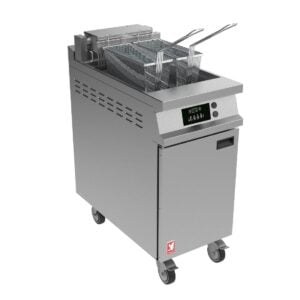 Falcon Dominator Plus Free Standing Programmable Electric Filtration Angel Fryer on Castors E3840FXP JB731