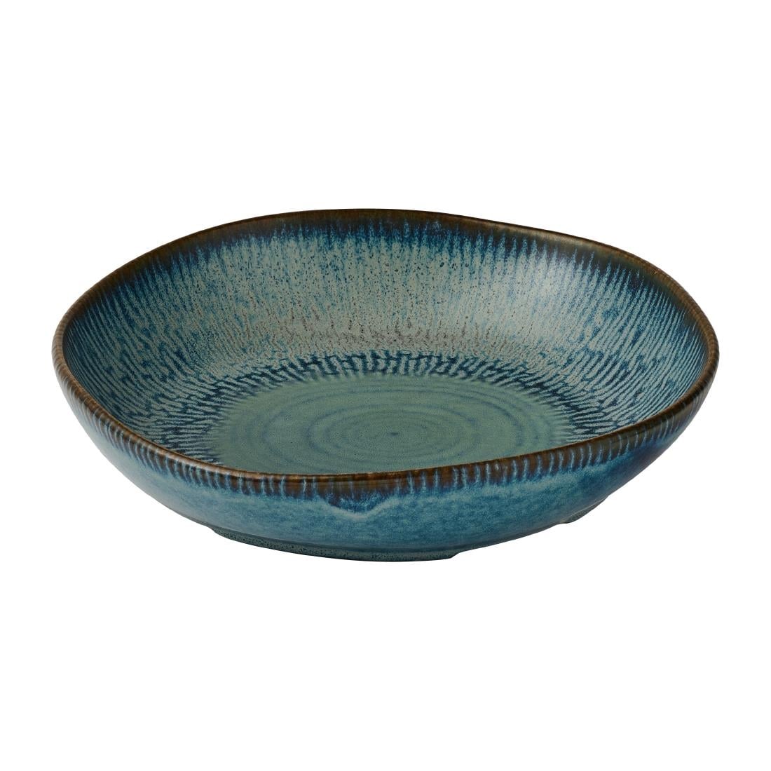 Churchill Envisage Cascade Sapphire Blue Natural Deep Bowls 215mm (6 Pack) JC667
