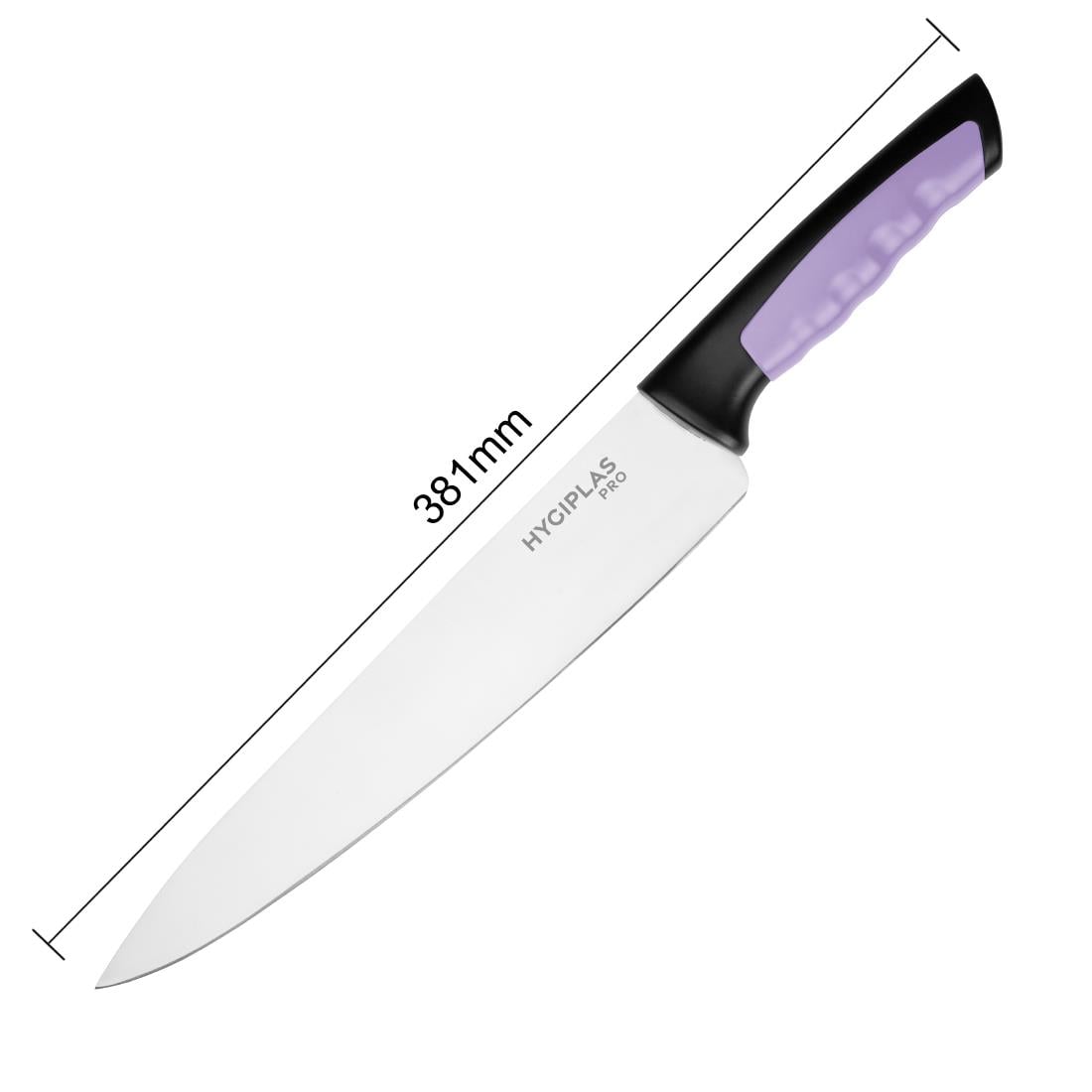 Hygiplas Pro Chef Knife Purple 25cm JD214 - Image 5