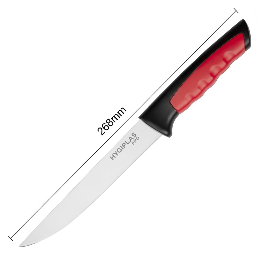 Hygiplas Pro Boning Knife Red 15cm JD221 - Image 5