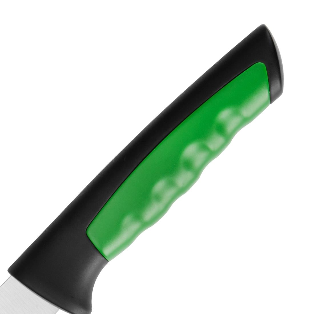 Hygiplas Pro Serrated Tomato Knife Green 10cm JD222 - Image 4