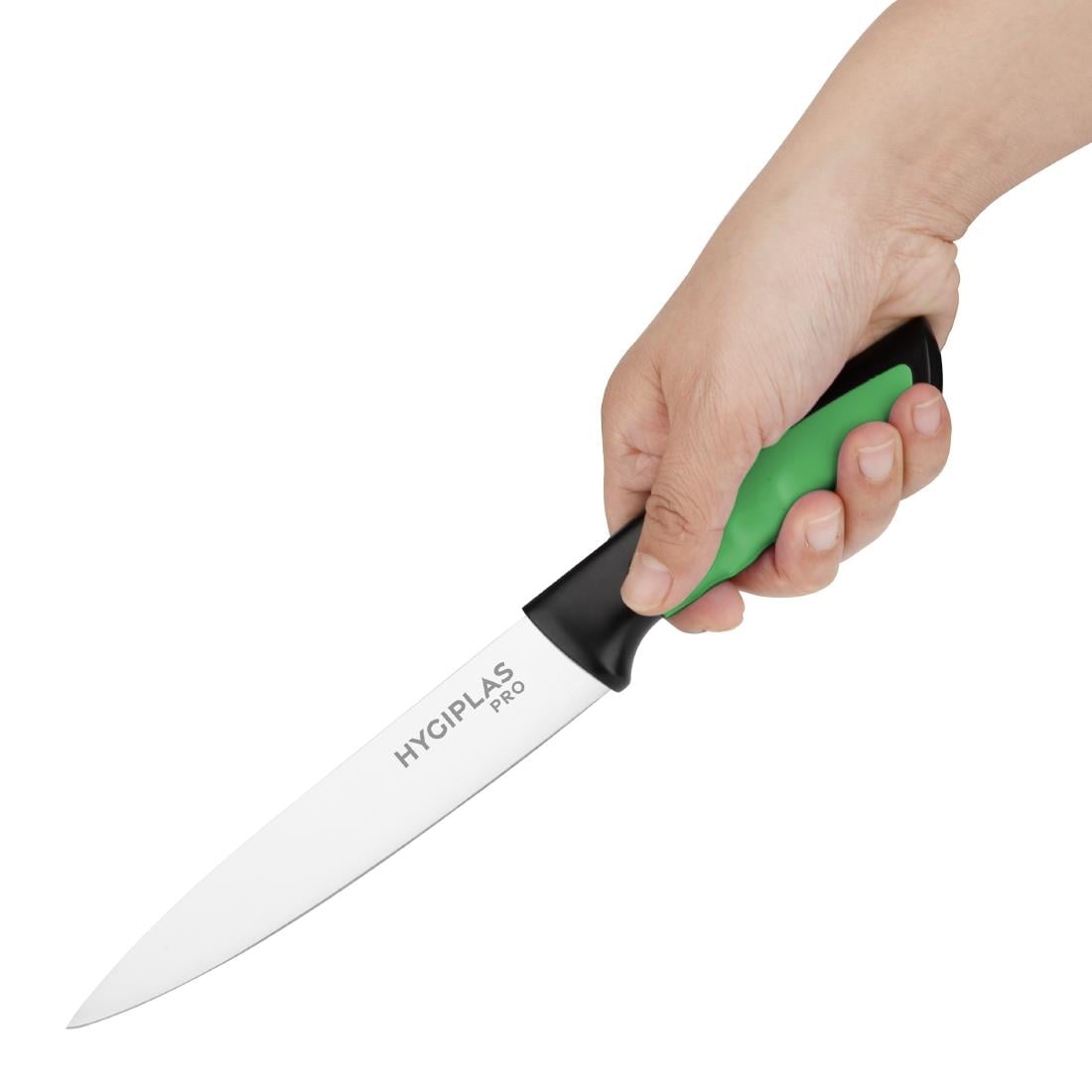 Hygiplas Pro Chef Knife Green 16cm JD229 - Image 2
