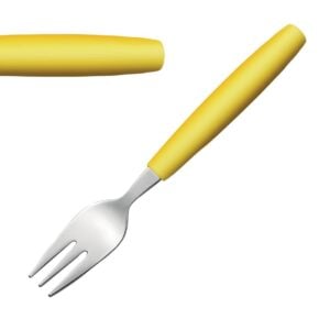 Amefa PIXEL Cake Forks Yellow (12 Pack) JD295