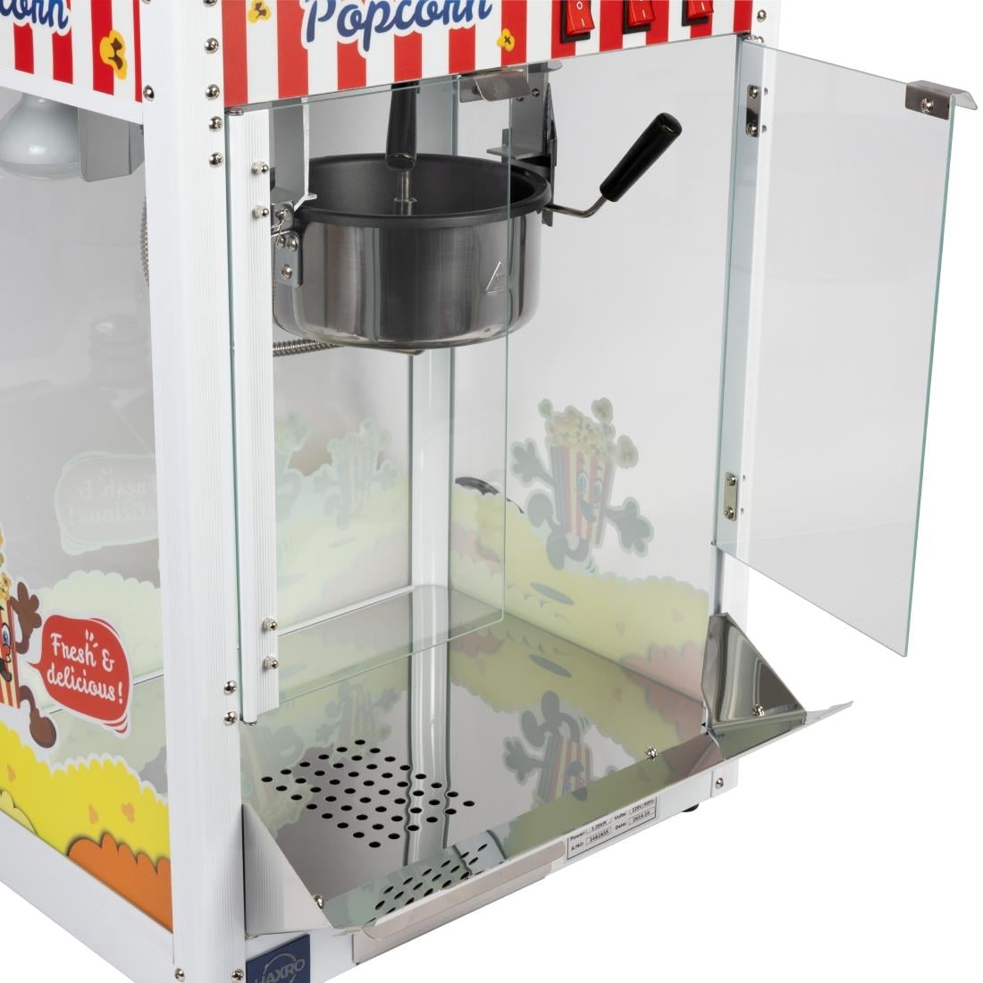 Haxro HX8590 Popcorn Machine White JE457 - Image 6