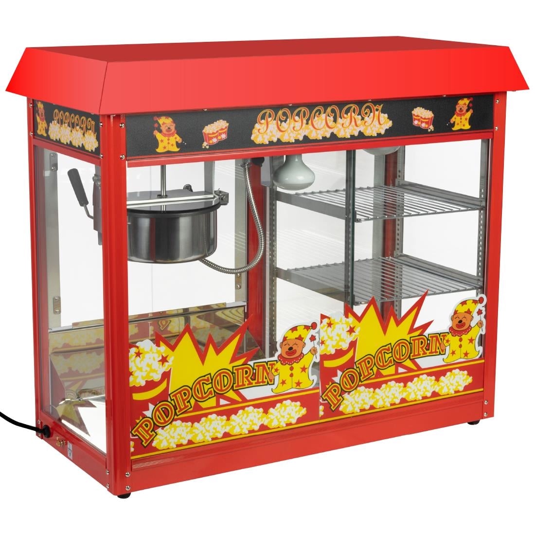 Haxro HX8872 Popcorn Machine with 2 Shelves JE459