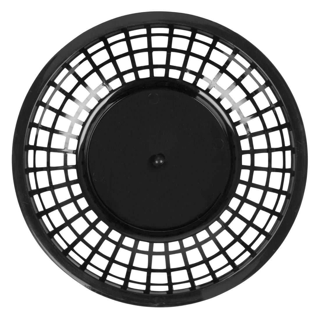 Olympia Kristallon PP Food Baskets Round Black 200x50mm (6 Pack) JE891 - Image 2