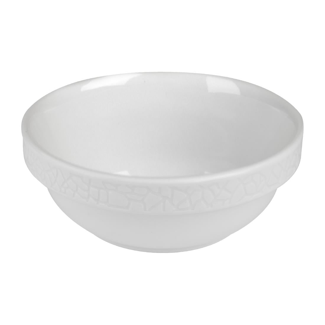 Churchill Viana Stacking Bowls White 280ml (6 Pack) JF611