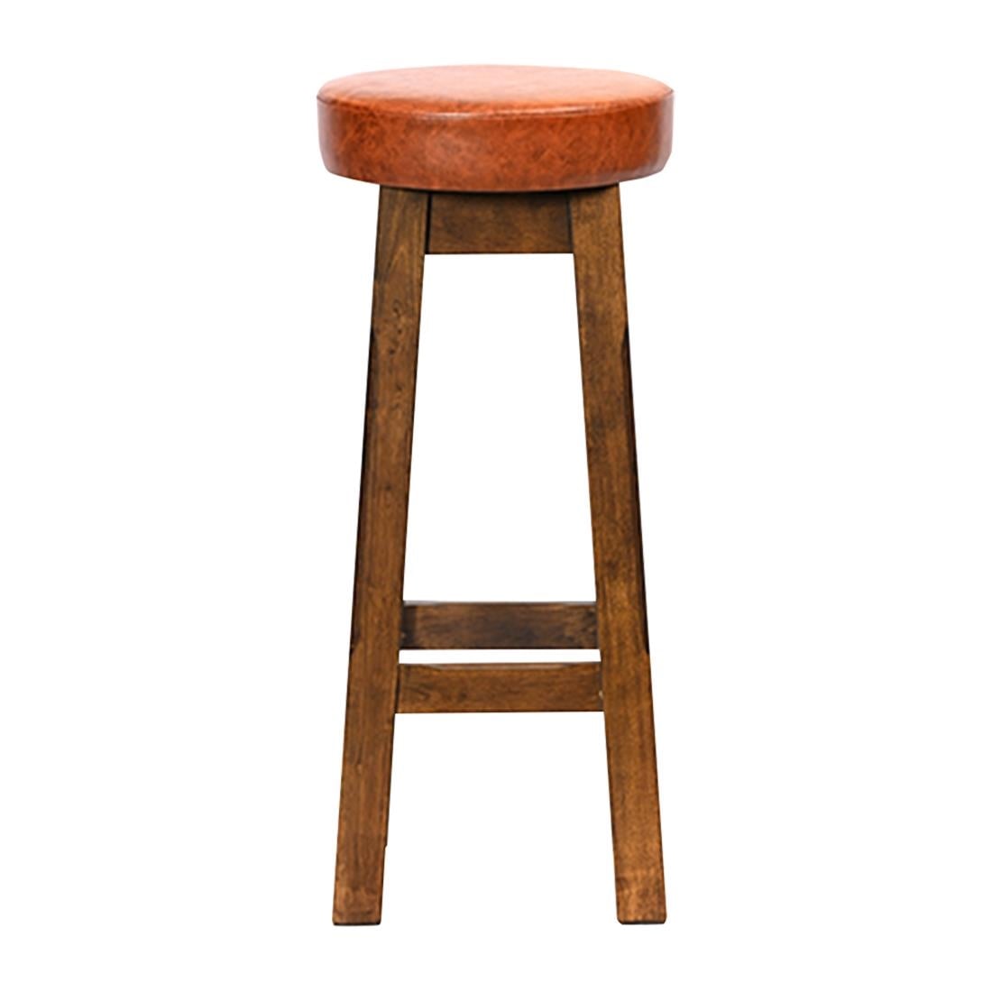 Everyday Wessex Vintage High Stool with Bison Tan Seat (2 Pack) JF966