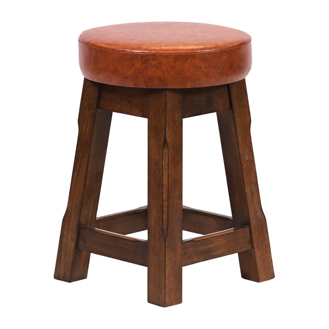 Everyday Wessex Vintage Low Stool with Bison Tan Seat (2 Pack) JF981