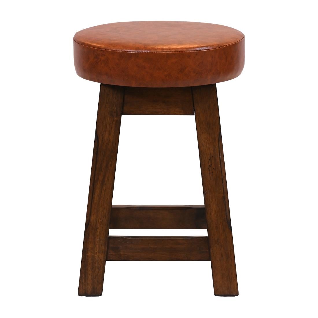 Everyday Wessex Vintage Low Stool with Bison Tan Seat (2 Pack) JF981 - Image 2