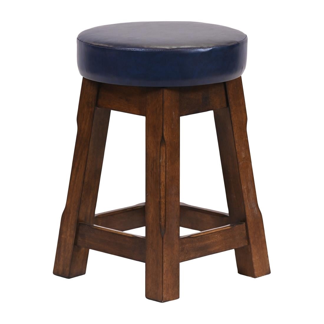 Everyday Wessex Vintage Low Stool with Bison Midnight Seat (2 Pack) JF984