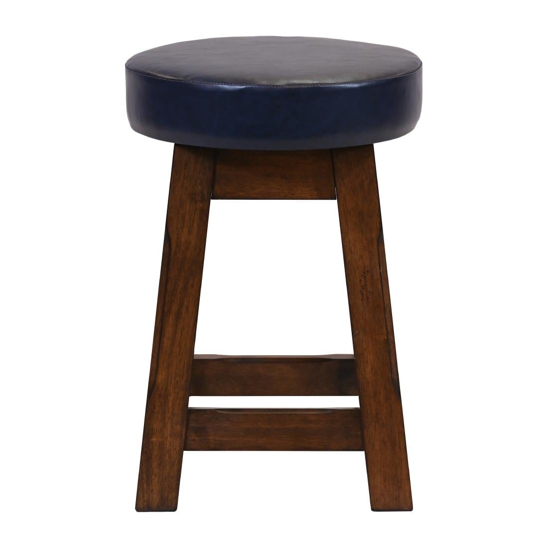 Everyday Wessex Vintage Low Stool with Bison Midnight Seat (2 Pack) JF984 - Image 2