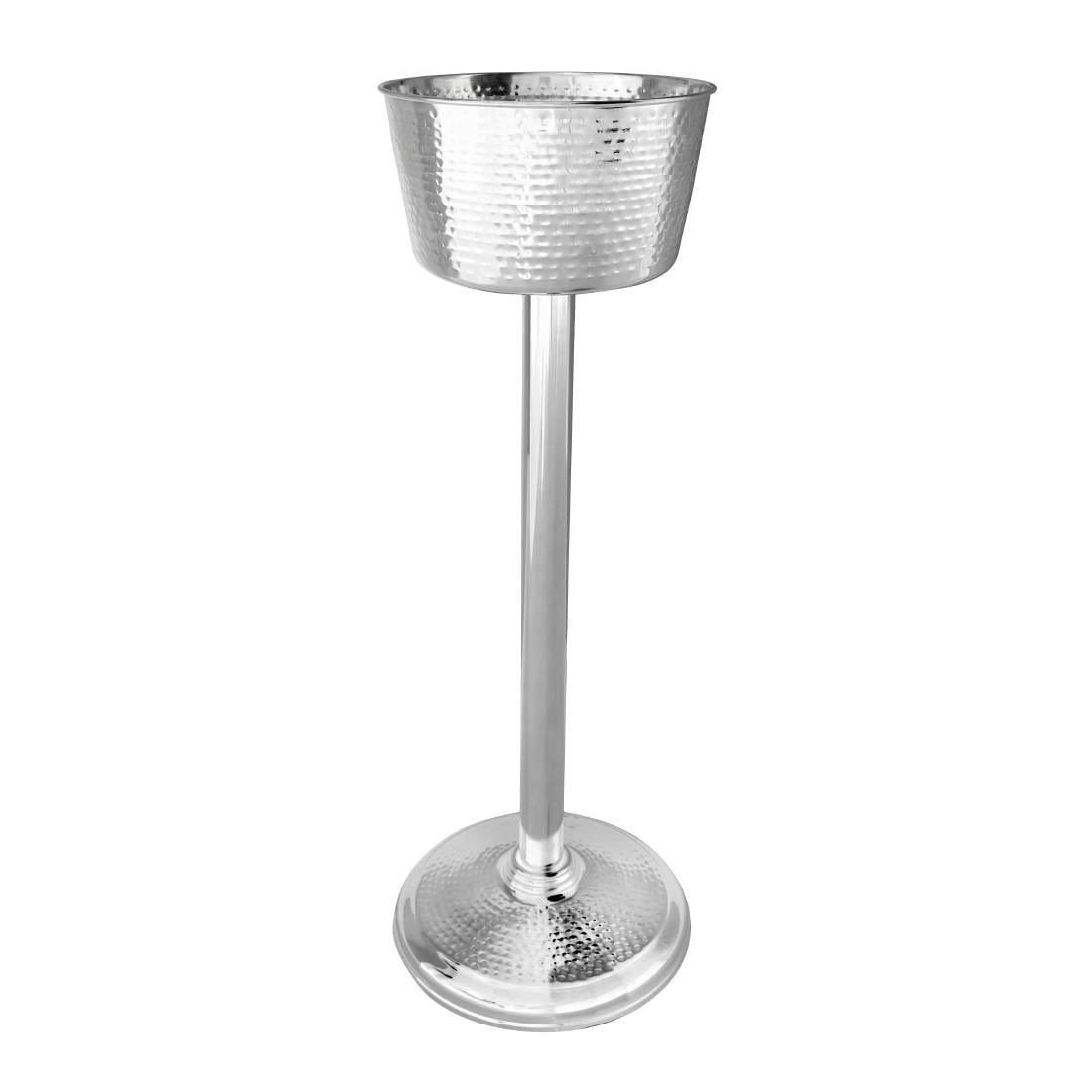 Olympia Wine Bucket Stand Hammered Stainless Steel JK166