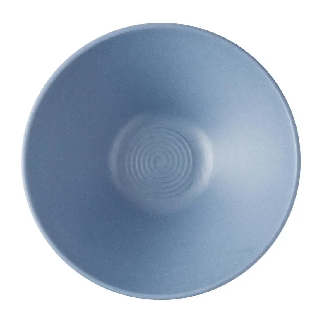 Churchill Emerge Melamine Medium Rippled Bowls Oslo Blue 227mm (6 Pack) JM178 - Image 2