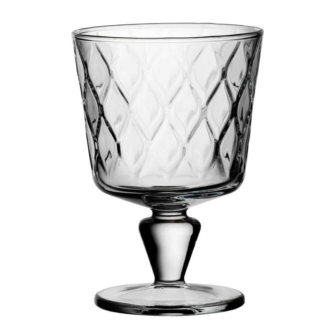 Pasabahce Leafy Goblet Glasses 270ml (24 Pack) JM419