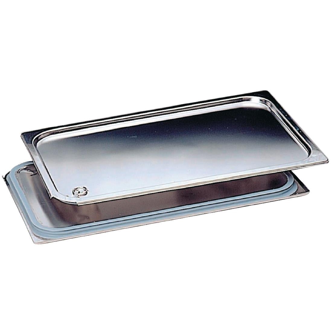 Matfer Bourgeat Stainless Steel Spill Proof 1/1 Gastronorm Lid K098