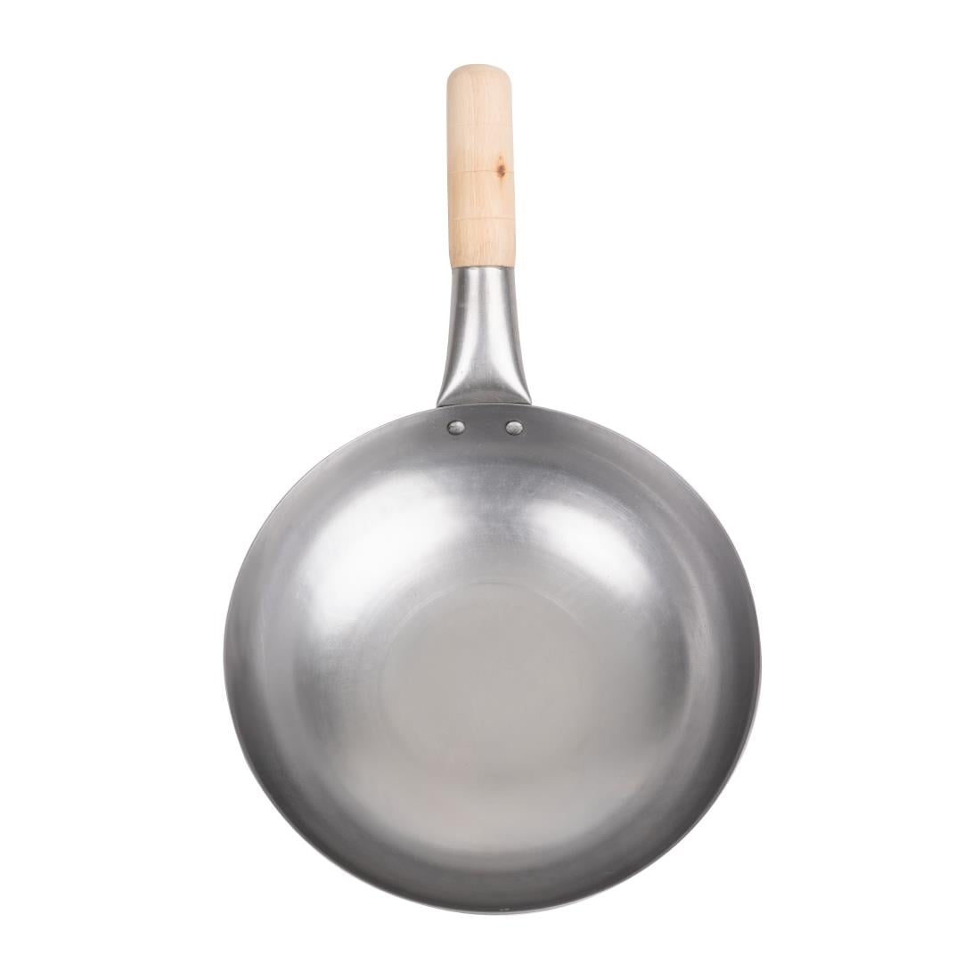 Vogue Mild Steel Flat Base Wok 254mm K295 - Image 3