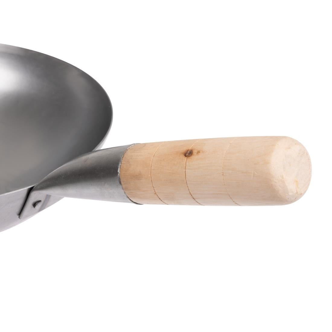Vogue Mild Steel Flat Base Wok 254mm K295 - Image 5