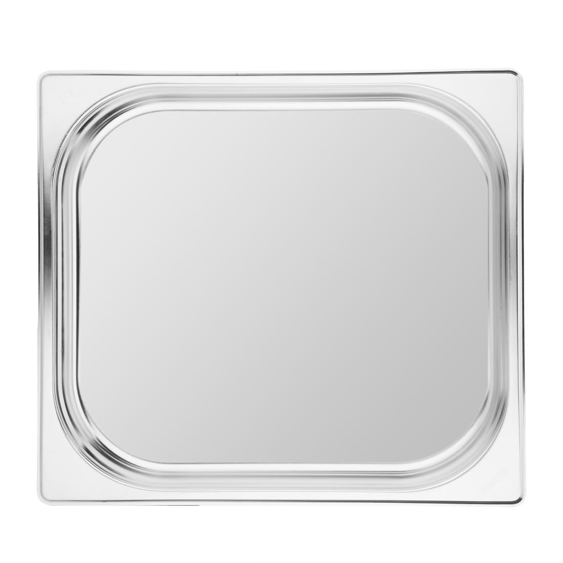 Vogue Stainless Steel 2/3 Gastronorm Tray 40mm K810 - Image 8