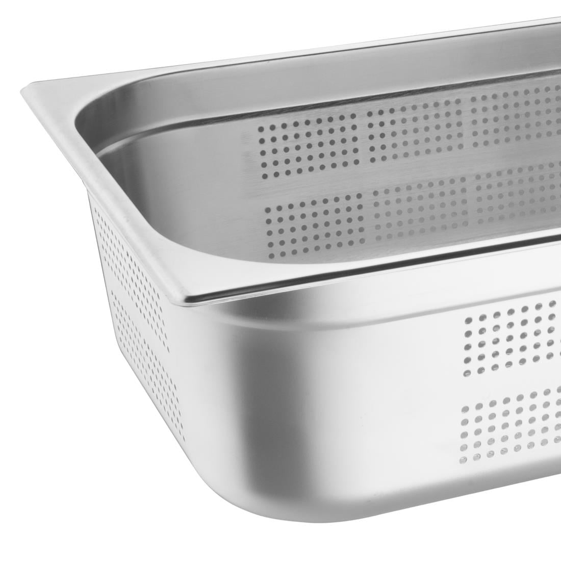 Vogue Stainless Steel Perforated 1/1 Gastronorm Tray 150mm K842 - Image 7