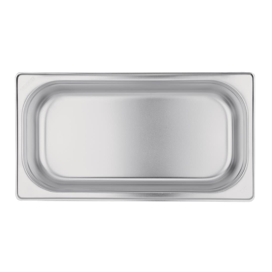 Vogue Stainless Steel 1/3 Gastronorm Tray 65mm K929 - Image 7