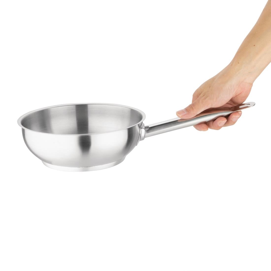 Vogue Stainless Steel Sauté Pan 20cm M947 - Image 2