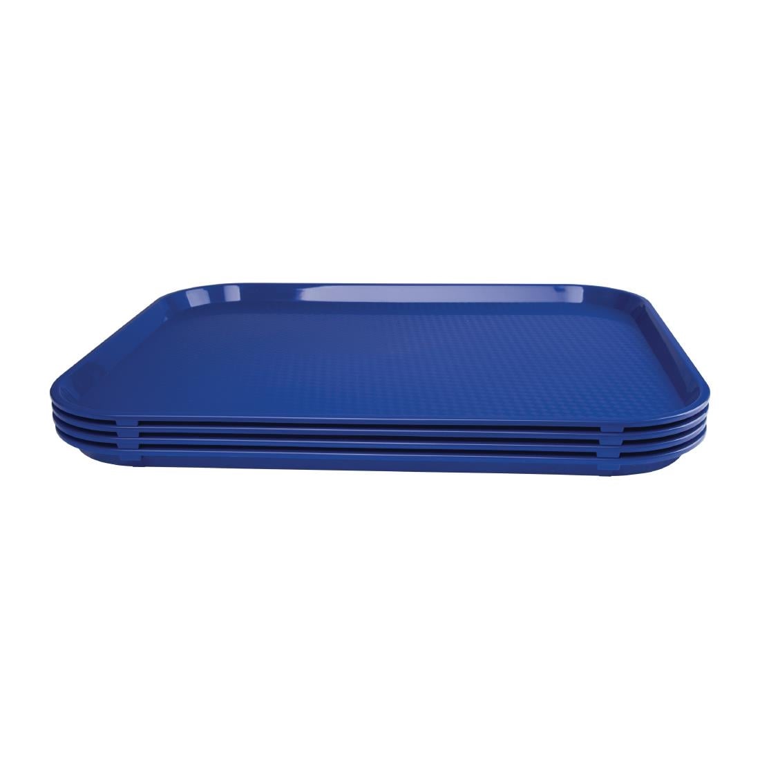 Olympia Kristallon PP Rectangular Tray Blue 350x450mm P512 - Image 4