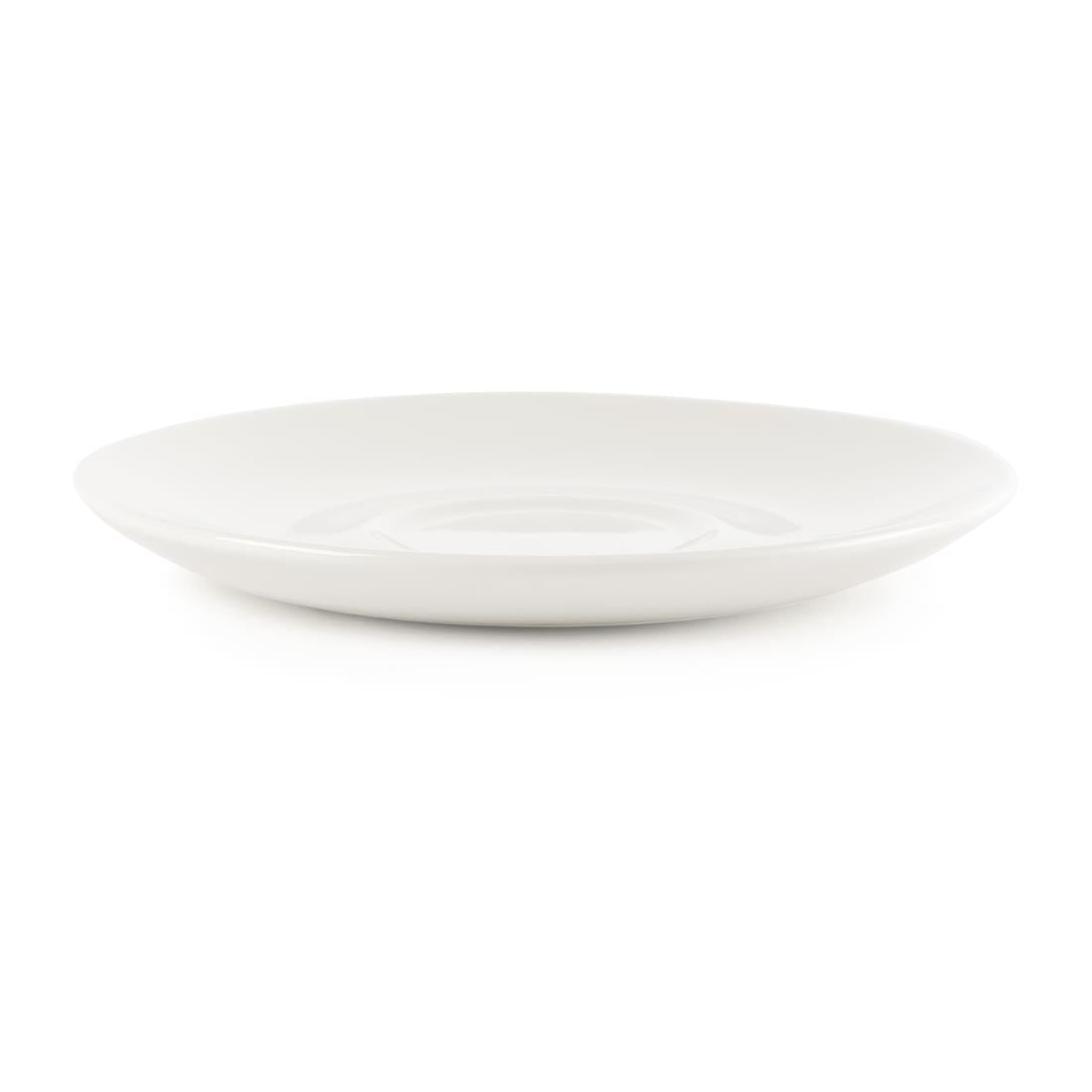 Churchill Plain Whiteware Saucers 160mm (24 Pack) P884