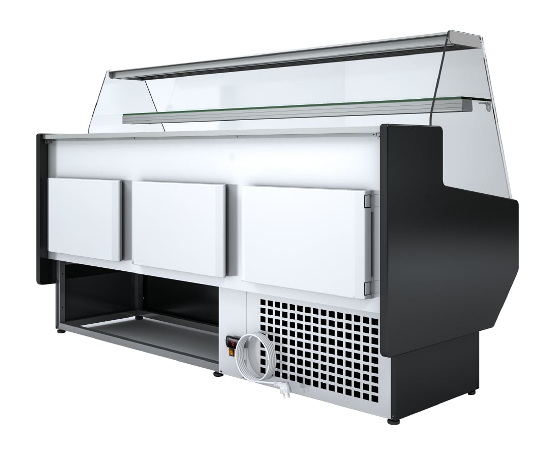 Polar G-Series Straight Glass Serve Over Counter Fridge 2m PG012 - Image 3