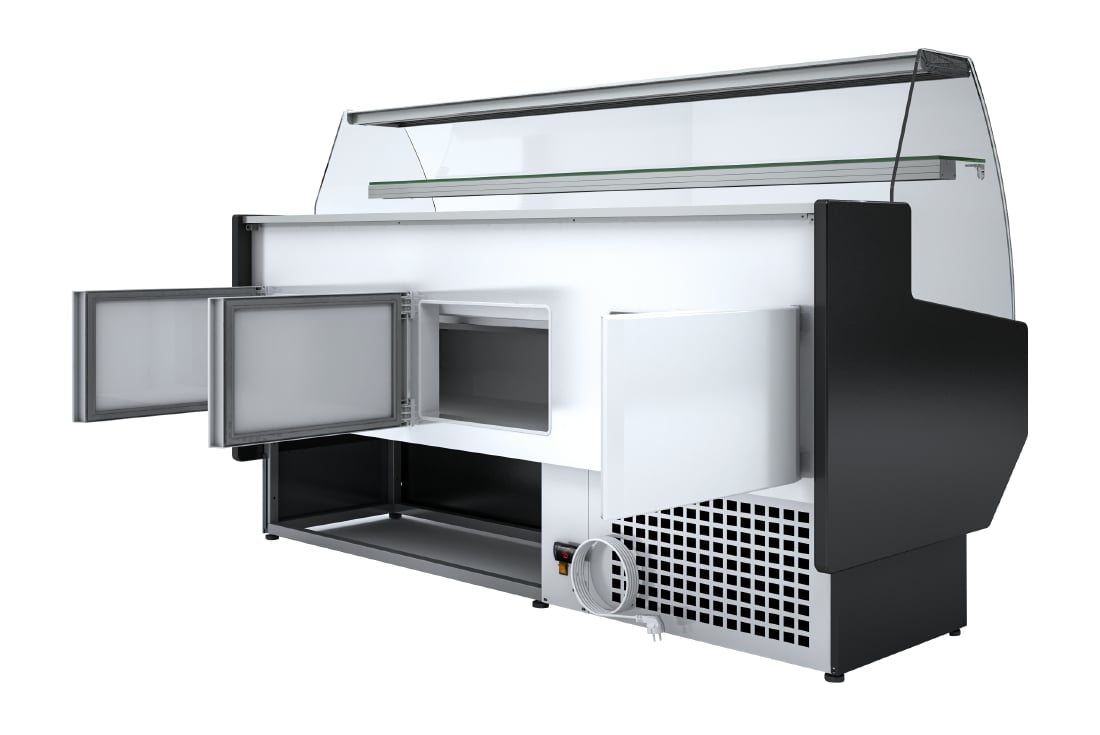 Polar G-Series Curved Glass Serve Over Counter Fridge 2m PG015 - Image 4