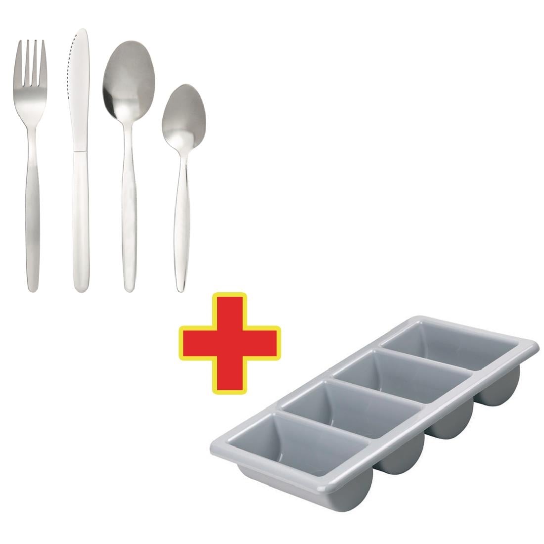 Special Offer Olympia Kelso Cutlery with Trays Combo Deal (240 Pack) S274