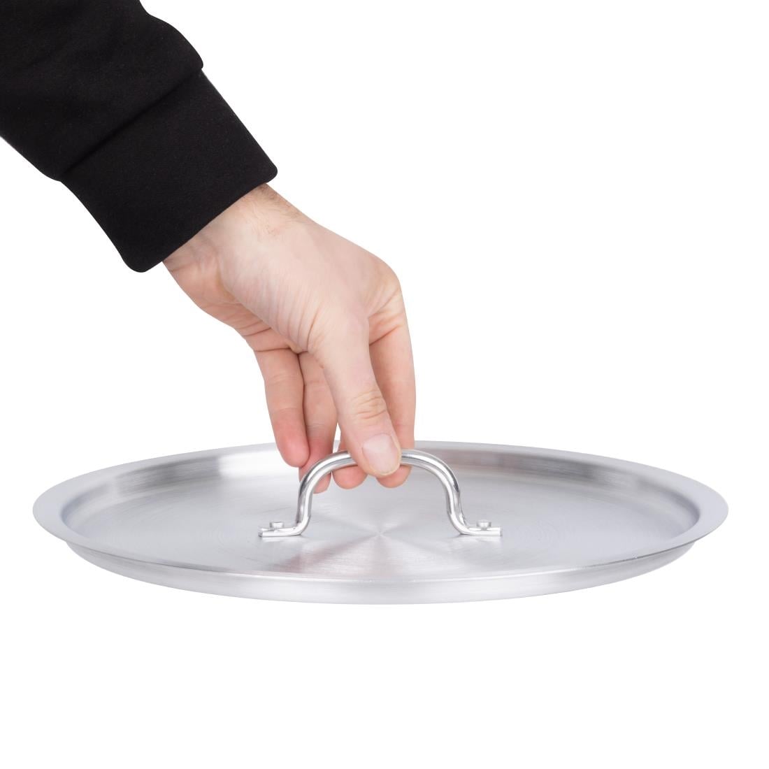 Vogue Aluminium Stock Pot Lid 30cm S359 - Image 4