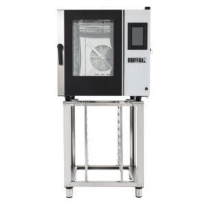 Buffalo Freestanding Smart Touchscreen Combi Oven 7x GN 1/1 with Installation Kit SA770