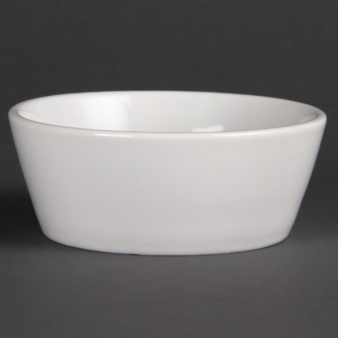 Olympia Whiteware Sloping Edge Bowls 120mm (12 Pack) U163
