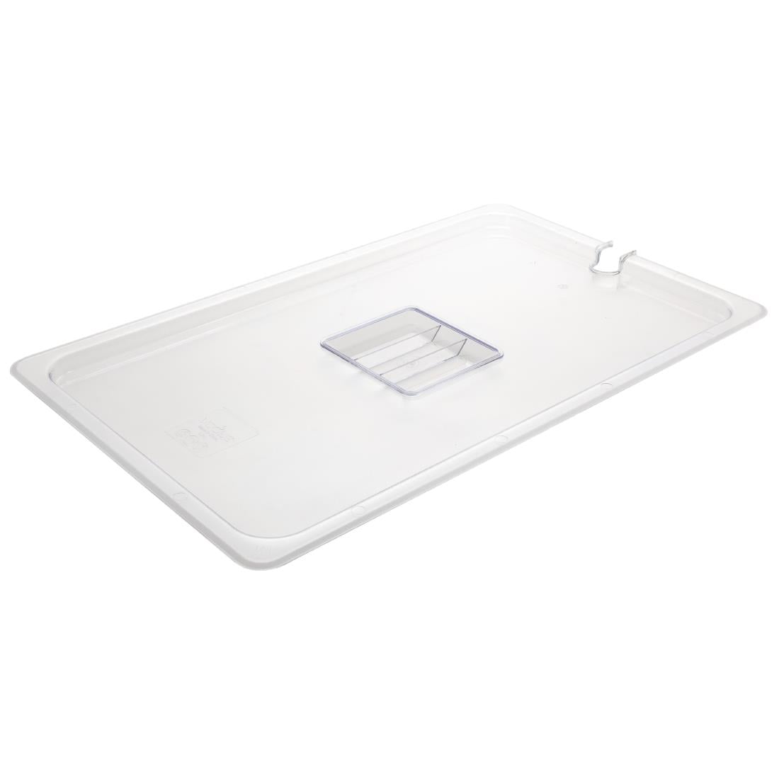 Vogue Polycarbonate 1/1 Gastronorm Lid Notched U250 - Image 4