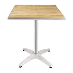 Bolero Ash Top Table Square 600mm (Single) U430