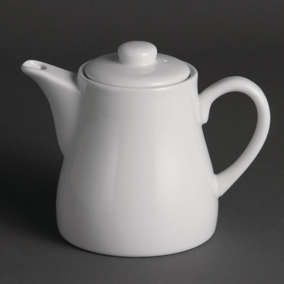 Olympia Whiteware Teapots 483ml (4 Pack) U822
