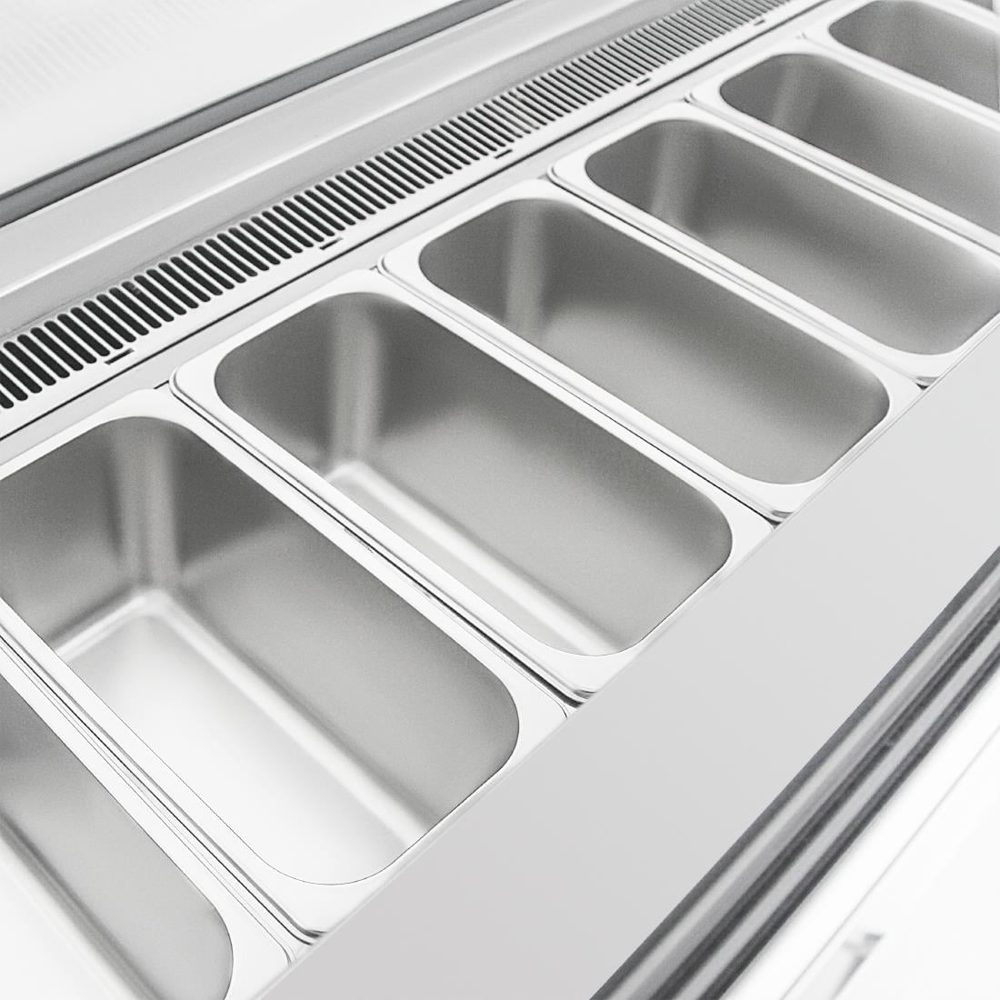 Polar U-Series 9 Pan Gelato Showcase UA059 - Image 5