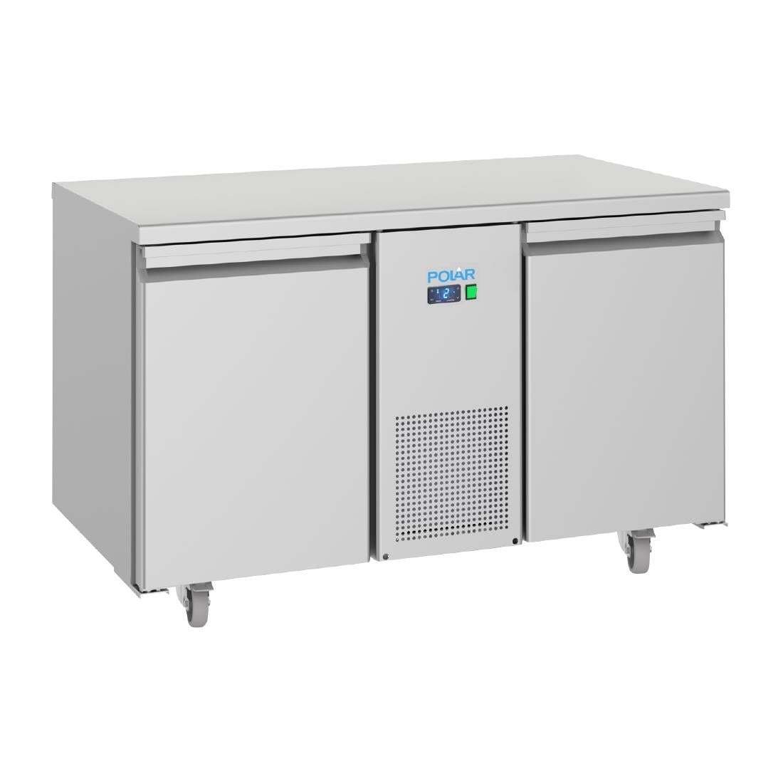 Polar U-Series Energy Efficient 2 Door Counter Fridge 281Ltr UA070