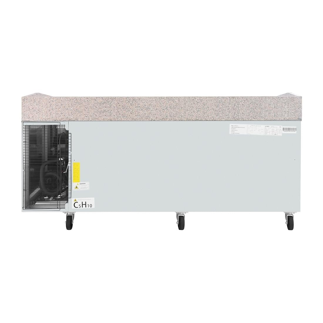 Polar U-Series Bakery Counter Fridge with Granite Top 634Ltr UA082 - Image 4