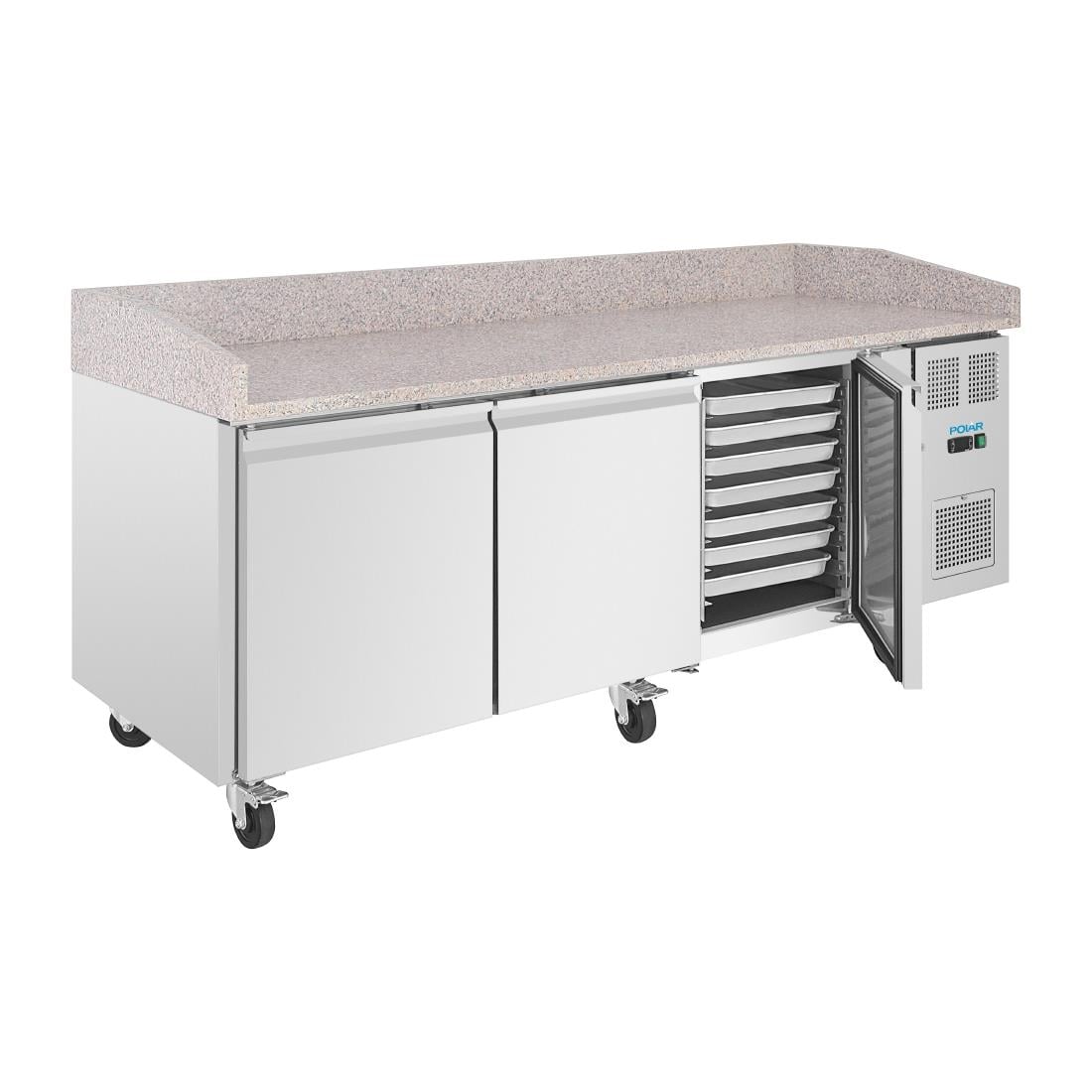 Polar U-Series Bakery Counter Fridge with Granite Top 634Ltr UA082 - Image 6