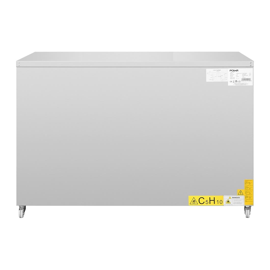 Polar U-Series Ventilated 3 Door Counter Fridge UA090 - Image 7