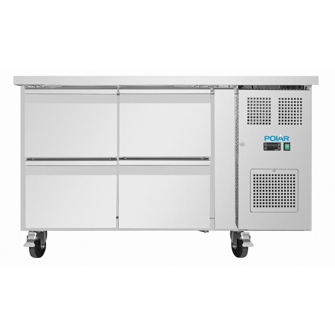 Polar U-Series Four Drawer Gastronorm Counter Fridge UA100 - Image 2