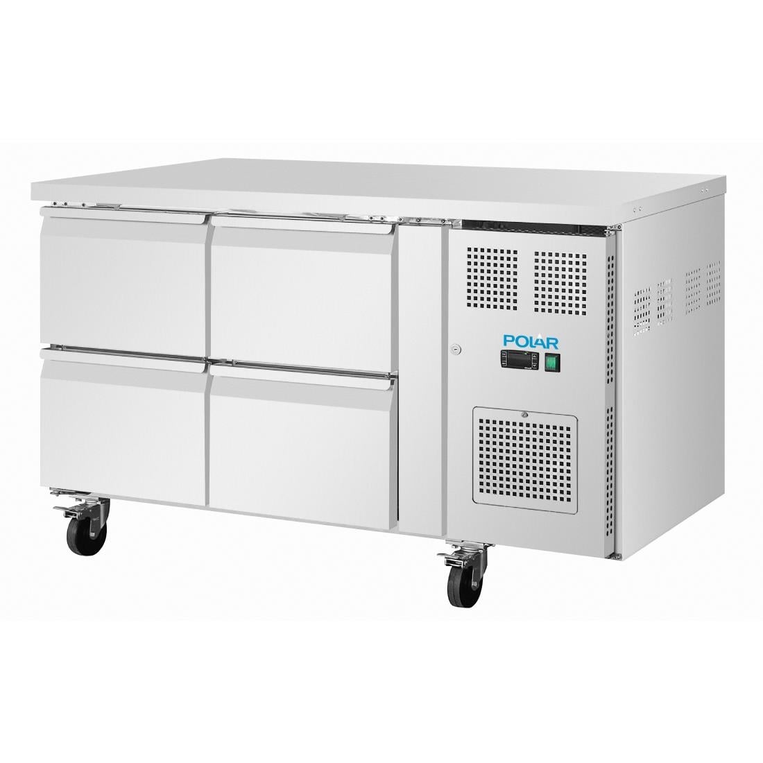 Polar U-Series Four Drawer Gastronorm Counter Fridge UA100 - Image 3