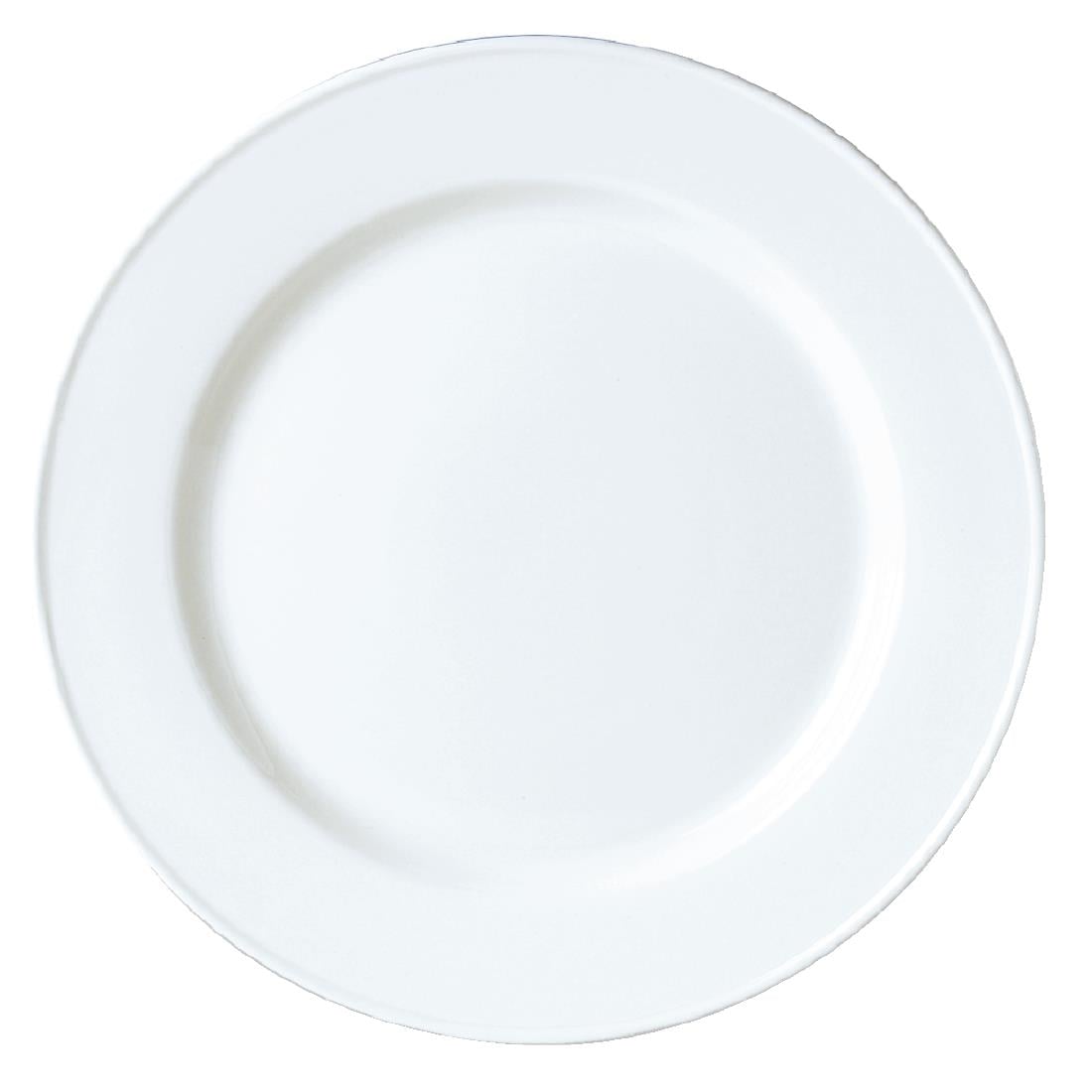 Steelite Simplicity White Service or Chop Plates 330mm (6 Pack) V0172