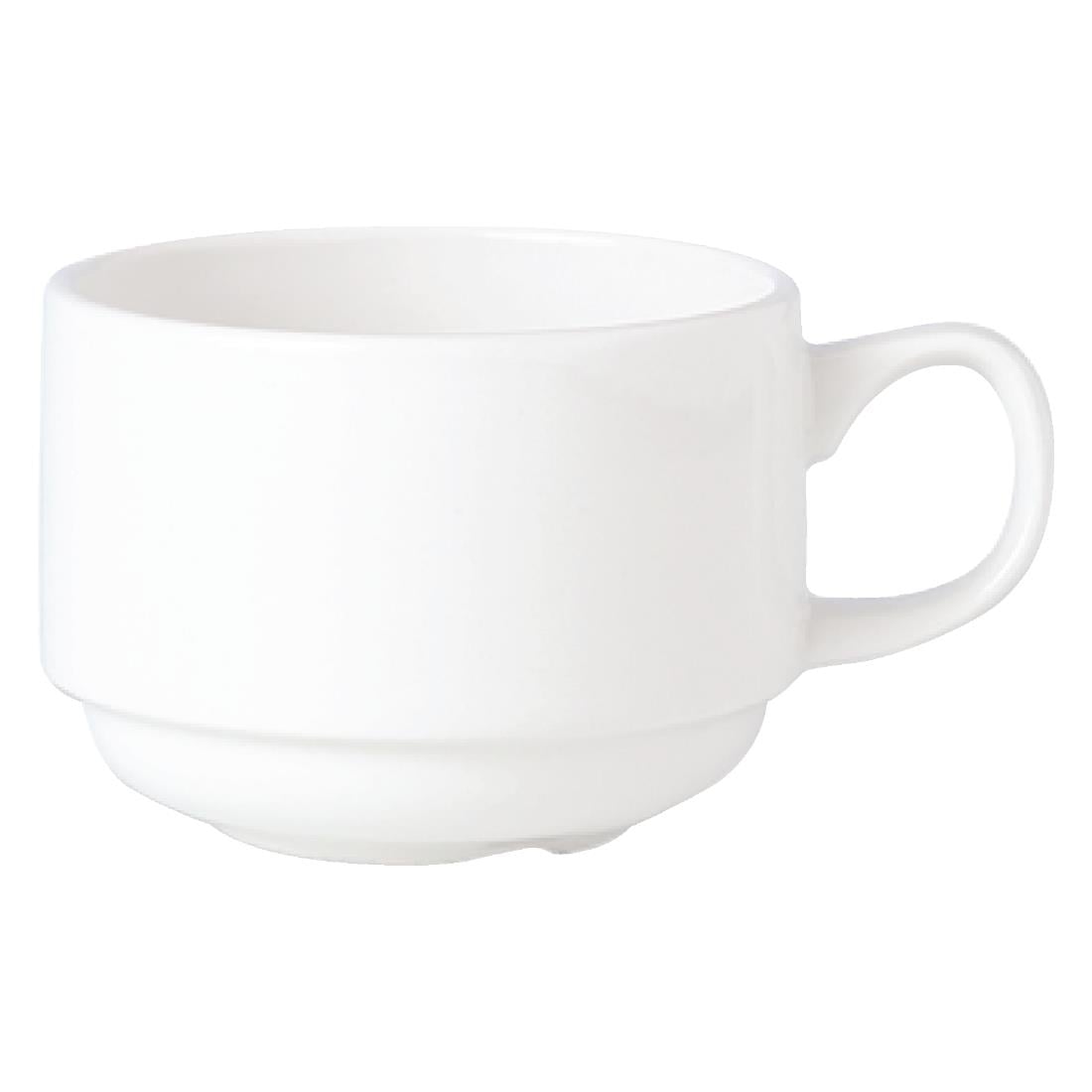 Steelite Simplicity White Stacking Slimline Cups 170ml (36 Pack) V0101