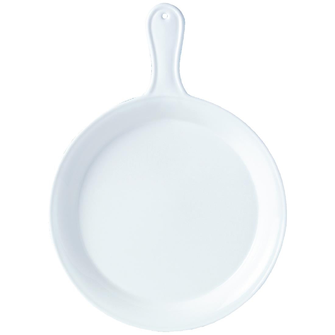 Steelite Simplicity Cookware White Presentation Pans 255mm (6 Pack) V0272