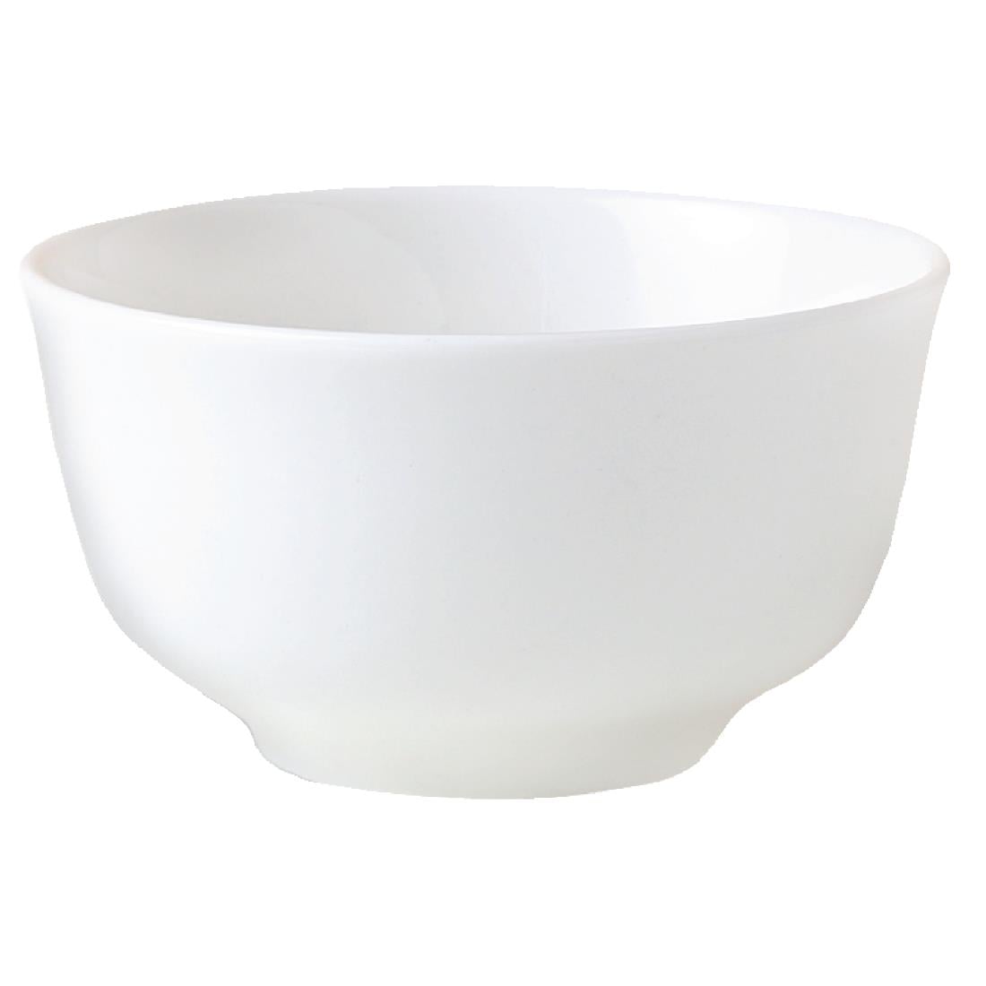 Steelite Monaco White Sugar or Bouillon Pots 227ml (12 Pack) V6887
