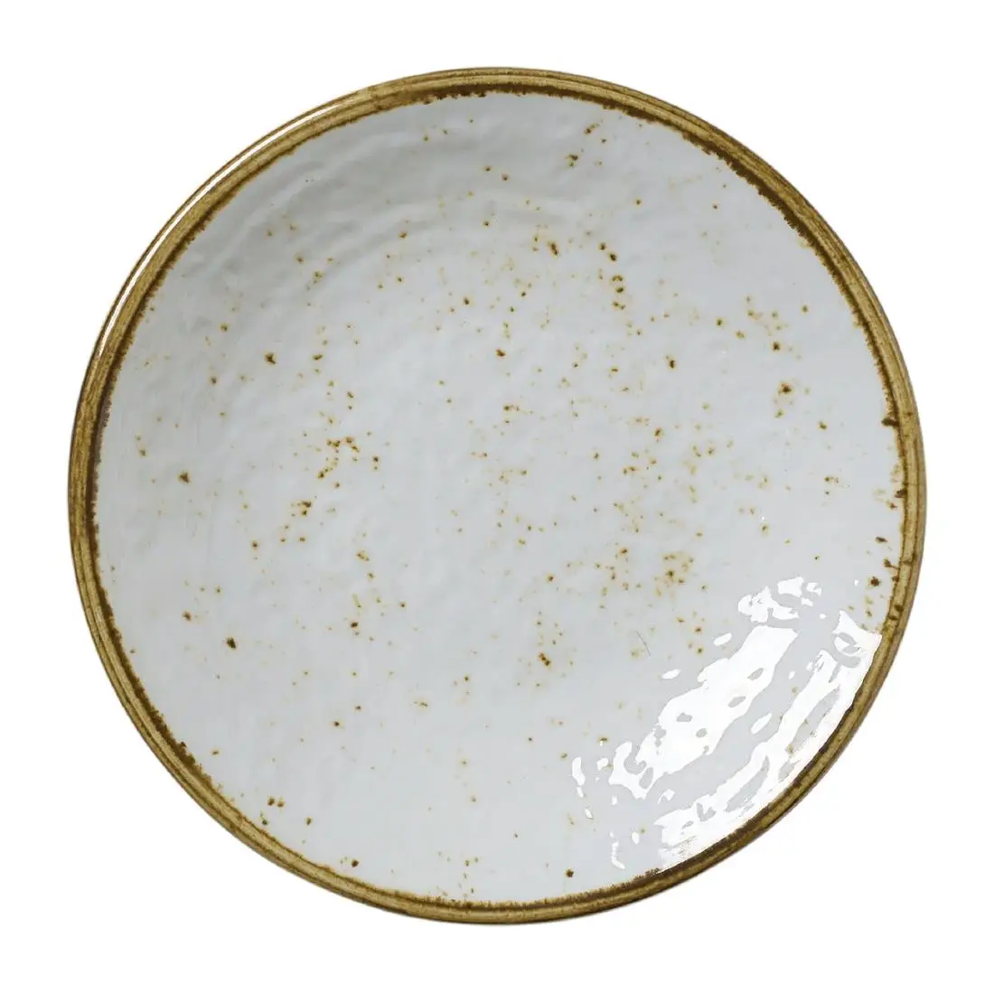Steelite Craft Melamine Coupe Plates White 162mm (6 Pack) VV1078
