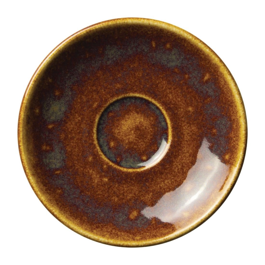 Steelite Vesuvius Amber Saucers 125mm (12 Pack) VV2422